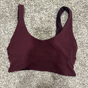 Lululemon Align Bra size 6 - reversible (cassis/diamond dye chassis black)